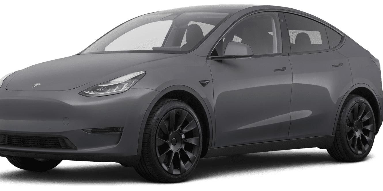 TESLA MODEL Y 2021 5YJYGDEE0MF080272 image